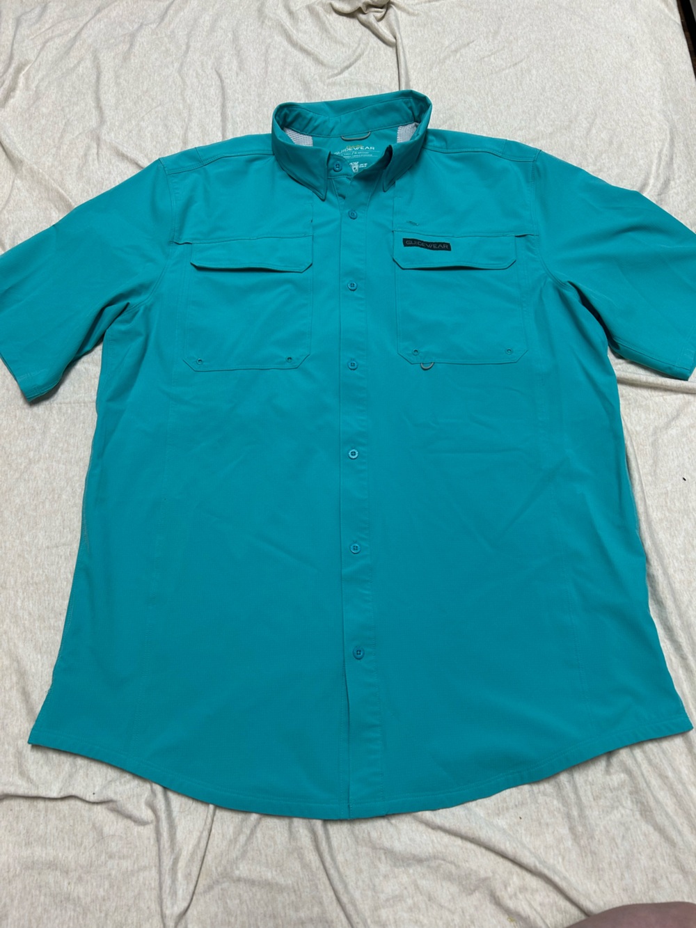 Cabela’s Guidewear 4Most UPF 30 Vented Button Down Fishing Shirt Outdoor Hike